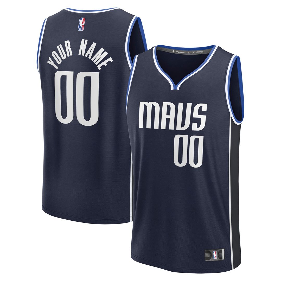Dallas Mavericks Fanatics Fast Break Custom Jersey - Association Edition - White