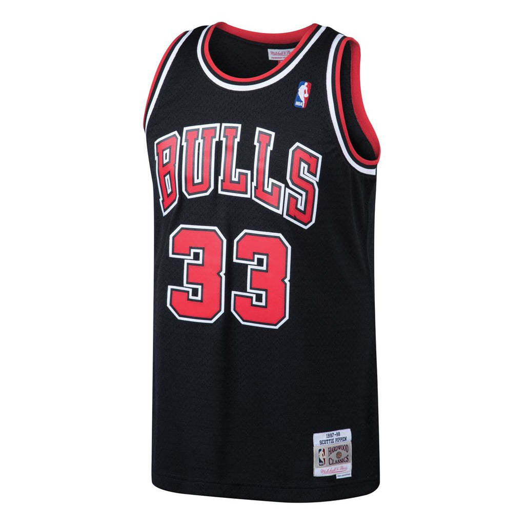 Scottie Pippen Chicago Bulls Mitchell & Ness 1997/98 Hardwood Classics Swingman Jersey - Black