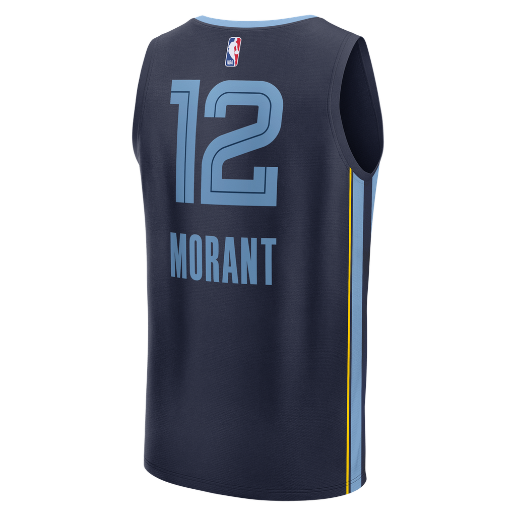 Ja Morant Memphis Grizzlies Fanatics Fast Break Replica Player Jersey - Icon Edition - Navy