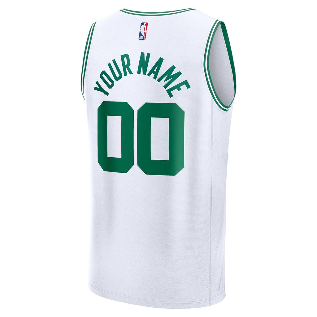 Boston Celtics Fanatics Fast Break Custom Jersey - Statement Edition - Black