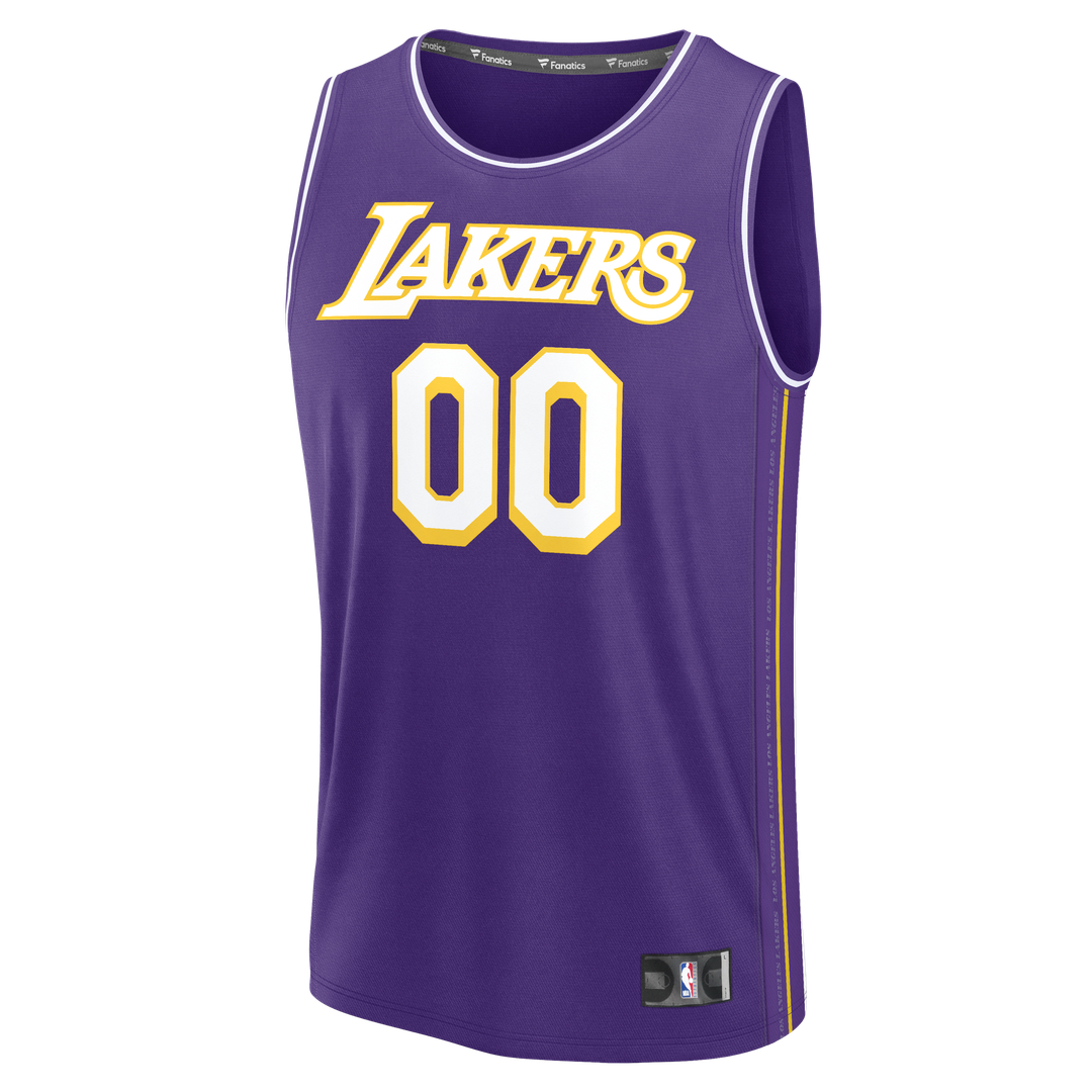 Los Angeles Lakers Fanatics Fast Break Custom Jersey - Icon Edition - Gold